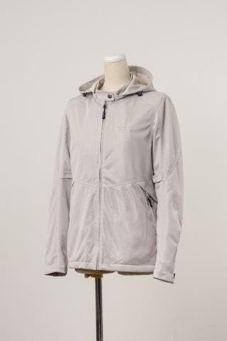 Rosso Style Lab Men's Motorcycle Jacket, Hooded Mesh Jacket, Light Gray