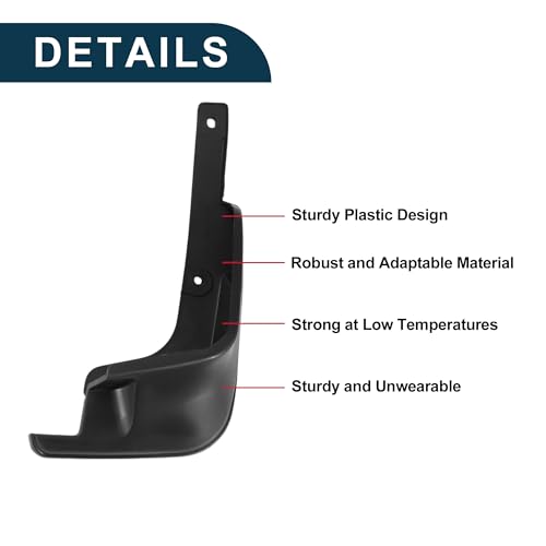 Image of Mud Flaps Splash Guards for Toyota Ractis 2012-2018 Front & Rear Mud Guards W /Mount Accessories