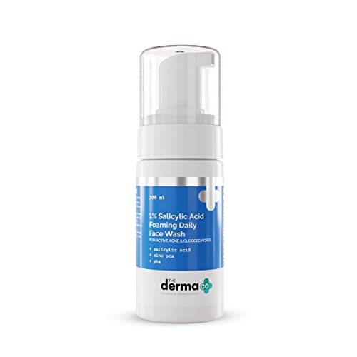The Derma Co 1% Salicylic Acid Foaming Daily Face Wash with Salic...