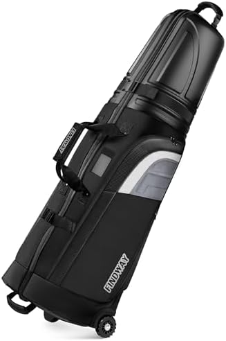 findway Golf Travel Bags for Airlines with Wheels and ABS Hard Ca...