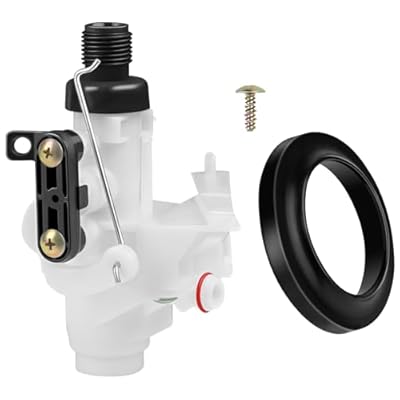 31705 31688 RV Toilet Water Valve Kit for Thetford Aqua-Magic V High and Low Models by Puxyblue - Freeze Resistance and Leak Resistance Assembly Replaces 31687 31648 31652 31672 31683
