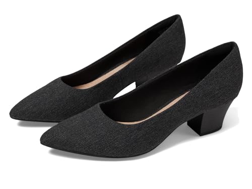 Clarks Black's Teresa Step Pump, Black Tweed Combi, 9.5 Medium US