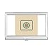 Mahjong Circle Dots 1 Tile Pattern Business Card Holder Case Pocket Box Wallet