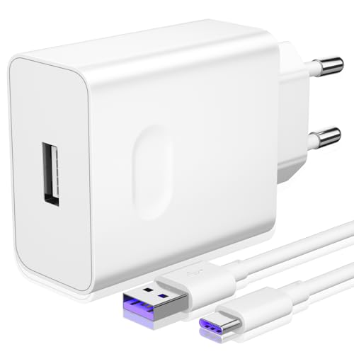 40W Caricabatterie per Super-Charge per HONOR 400 Lite Magic 6 Lite 90Lite 200Lite X8a X8b,Cavo di ricarica USB C Adattatore di alimentazione per HONOR Magic 6 5 4 3Lite Pro perHONOR 90 70Lite X8b