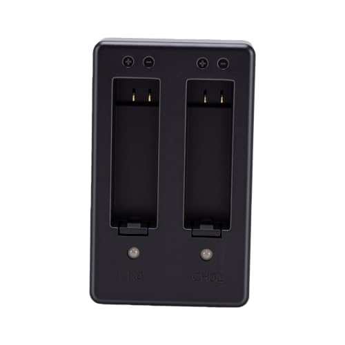 MENDUNER Dual Battery Charger Fast USB Charging Station for AHDBT 401, Dual Slots Camera Battery Charger with Red Blue LED Indicator, Compact