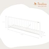 Pinolino 172447 Kratka Ochronna Na Łóżko, Biała, 120 x 32 x 40 cm