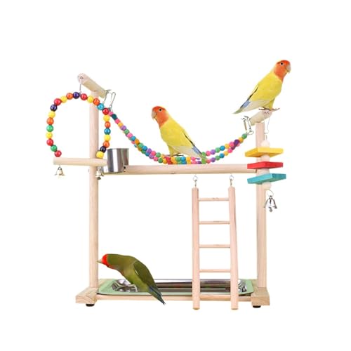 Fenteer Acessórios para Gaiolas de Pássaros para Playground de Pássaros Suporte para Brincadeiras de