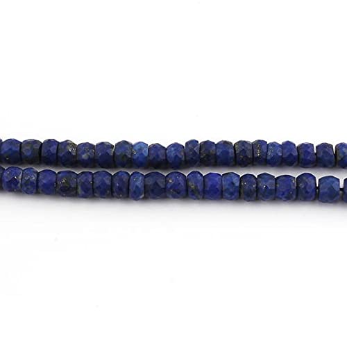 Lapis lazuli véritable en rondelles facettées 6mm de qualité supérieure SB2468