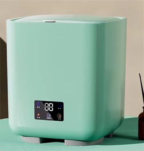 Tonain 洗濯機小型洗濯機 脱水機能付き 折りたたみ ミニ洗濯機 7L大容量 ポータブル 小型 簡易 洗濯機 ミニ洗濯機 ポータブル洗濯機 下着・ベビー服・タオル・洗えるマスク洗濯 自宅・事務室・旅行・寮 一人暮らし 収納 (グリーン,7L)