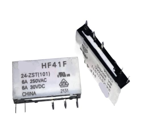 Relé HF41F 24-ZST microrelé de circuito impreso y base 41F-1Z-A2-1 24V