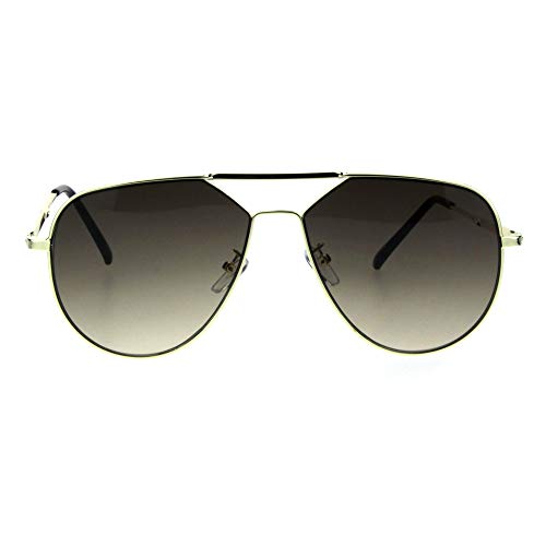 SA106 Retro Mobster Flat Top Metal Racer Sunglasses2