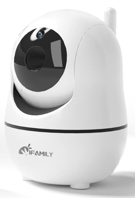 iFamily Split Screen Baby Monitor, Large Display Video Baby Monitor with 3 Cameras and Audio