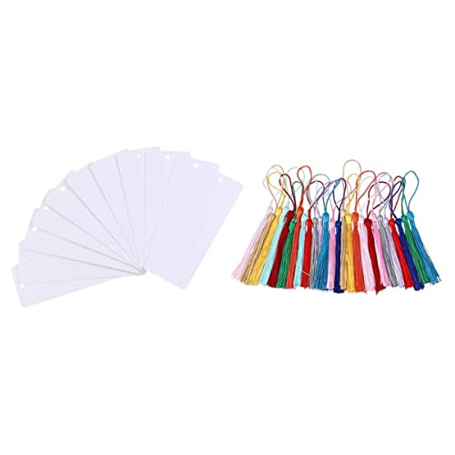 Marque-pages en papier et étiquettes à gratter à offrir | Set créatif de 144 pièces avec pompons