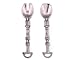 Arthur Court Designs Aluminum 12 inch Equestrian Serving Set