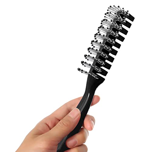 Amz Medical Supply Plastic Hairbrushes 8". Pack Of 288 Black Hair Brushes. Gentle Brushing And Hair Care For Spa Salons. Disposable Massage Hair Brushes With Plastic Bristles. #TOP23
