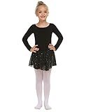 Das Ballettkleid aus strapazierfähigem Baumwoll- und Elasthan-Material sorgt für eine perfekte Passform des Anzugs und optimale Bewegungsfreiheit beim Tanzen.
