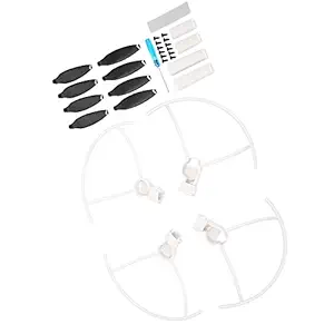 Drone Accessories Set, Drone Propeller Guard Sturdy Lightweight Wear Resistant for FIMI X8 MINI(White)