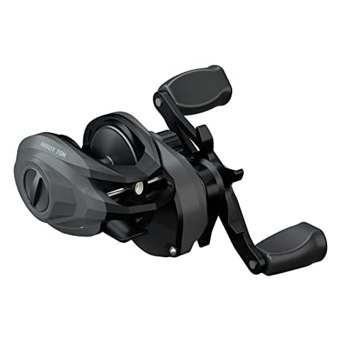HAUT TON BlackShark Baitcasting Fishing Reels, Heavy Bass&blackfish Saltwater Fishing Baitcaster Reels,8.1:1Gear Ratio,26Lb MaxDrag,Aluminum Frame,8.87Oz,Carbon Fiber Side Covers.Right Cover