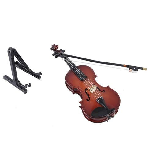 Maison de poupée accessoires type violon miniature pour cadeau mélomane - 7