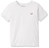 True Religion Boys' Branded Logo Tee Shirt, White, Medium