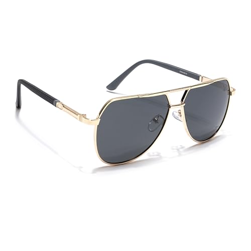 Image of EYEJACK by Voyage UV Protected & Polarized Aviator Sunglasses for Men & Women