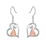 Dimensions : la taille des boucles d'oreilles violoniste est de 12,7 x 14 mm. Facile à assortir.