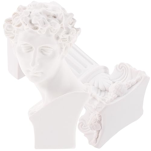 HOOTNEE 1 Juego De Adornos De David para Escritorio, Estatua De David, Escultura De Resina, Escultura De David, Figura De David, Artesanía De Resina, Decoración De David, Estatua Griega