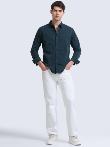Image of StitchX Men's Full Sleeve Core Essentials Twill Over-Dyed Shirt XS-2XL