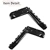 RLB-HILON Front Bumper Bracket Compatible with Toyota Corolla 2014 2015 2016 Year, for Driver and Passenger Side Pair / Set
