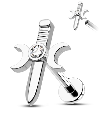 CM Crareesi Mania ���[���t�F�C�Y �w���b�N�X �C�������O �X�^�b�h�A�����X���C�h��C�������O�X�^�b�h�A16G �g���K�X�����L�s�A�X�W���G���[�A8mm �t���b�g�o�b�N�C�������O �����p, ����, �L���[�r�b�N�W���R�j�A