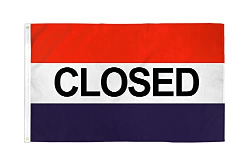 AZ FLAG, Closed Flag, 3x5 Ft, 100D Polyester It'S Closed Banner with Two Metal Grommets, Fade Resistant, Vivid Colors