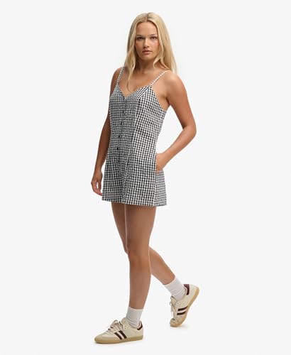 Combinaison à carreaux vichy femme Superdry - vue 8