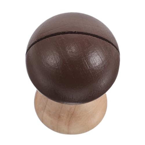 BCOATH Cute Wooden Mushroom Memo Clip Holder Charming Desk Organizer for Notes Photos Office Decor Compact Portable Mushroom Shaped Accessory for Workspace