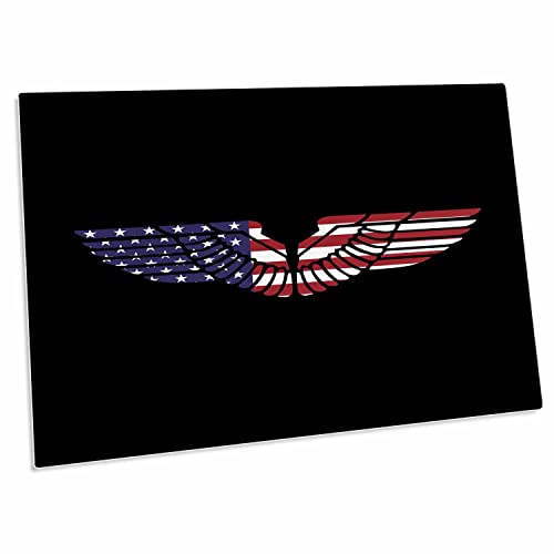 3dRose USA American Flag Eagle Patriotism desk pad miniatura 1