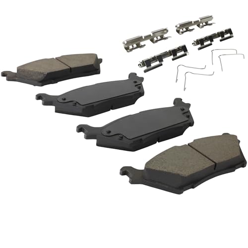 Image of QUALITY-BUILT Rear Ceramic Brake Pads, Premium 1001-2383C, Compatible with 2021-2024 Ford /Lincoln (Bronco,Expedition,F-150,F-150 Lightning,Navigator)