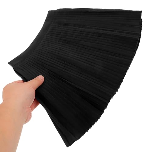 Capa impermeable para peluquería y barbería negra ajustable miniatura 4