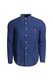 Polo Ralph Lauren Polo Ralph Lauren Mens Long Sleeve Indigo Oxford Button-Down Shirt (X-Large, Indigo Blue)