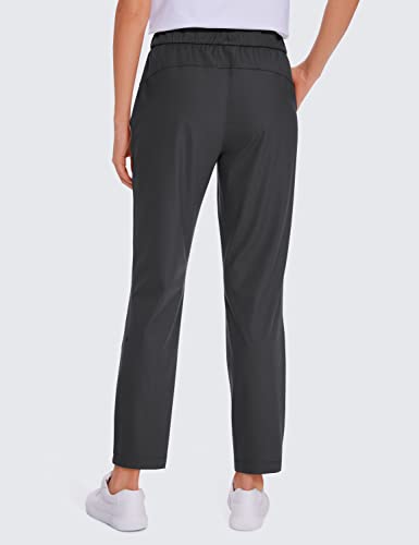 CRZ YOGA Calça de moletom alongada feminina de viagem no tornozelo com cordão de cordão 7/8 calça so