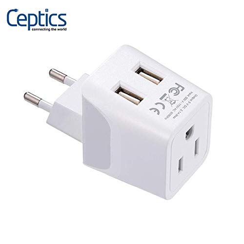 Adaptador de viaje multipack USB Ceptics miniatura 5