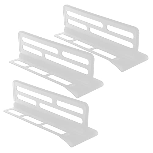 Veemoon 3 pezzi Divisori Regolabili per Frigorifero Organizer Salvaspazio per Cibo e Bevande Clip Separazione per Frigorifero Accessori per Organizzazione