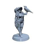 Generic Kalimani Ravencloak | Raven Assassin | Sexy Pinup Raven Queen miniature for Tabletop games like D&D and War Gaming| Dungeons and Dragons Mini | RN estudio Arid, Gray