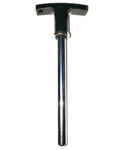 SBDs (Pack of 4) MAGNETIC Pin, Tensile (3/8\" Dia x 3-1/4\" to 3-1/2\" Locking Grip ) Universal Weight Stack Heavy Duty SELECTOR KEY - Deluxe Aluminum T Handle Knob - World Class Hitch PINS - Thumbnail 2