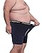 INNERSY Men's Big and Tall Boxer Briefs Cotton Moisture Wicking Underwear 4-Pack(Dark Retro, 4X-Large)