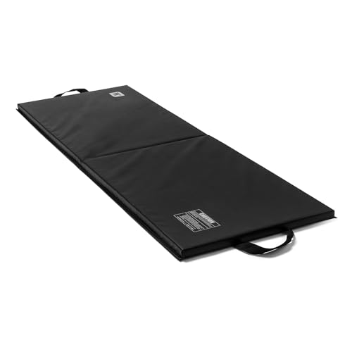 We Sell Mats Core Basic Personal Fitness & Exercise Mat - Foldable Lightweight EPE Foam - All Purpose Thick Gym Mat for Home Workout, Yoga, Pilates, Stretches & Floor Exercises (2' x 6' x 1.5