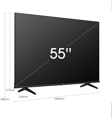 Hisense 55E7HQTUK QLED Gaming Series 55-inch 4K UHD Dolby Vision HDR Smart TV with YouTube, Netflix, Disney + Freeview Play and Alexa Built-in, Bluetooth and WiFi, TUV Certificated (2022 NEW)