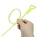 Verkelly 3 Pack 20 Inch Drain Clog Remover Snakes, Hair Cleaning Tool Effective Drain Snake Auger Tool for Sink, Shower, Bathtub, and Toilet(Green)