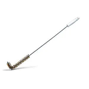 FryOilSaver Co, B53C, L Shaped Fryer Cleaning Brush, High Temperature Heavy Duty Deep Fryer Coil Cleaner,
