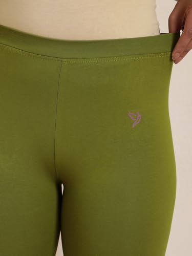 Image of TWIN BIRDS Tailored Cut and Classic Fit Super Stretchable Elastane Fabric Churidar Leggings for Women