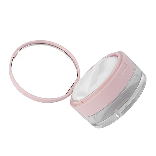 PATKAW 1 Juego Caja De Polvo Elástica Dispensador Removedor De Etiquetas De Piel Desechables Gran Soplo De Polvo Caso De Soplo De Polvo Excoriación Gel Equipo Rosa Abs
