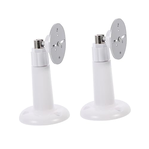 VILLCASE CCTV Bracket Ball Head 2 Pcs Wall Mount Camera Bracket for Security Cameras Indoor/Outdoor Abs Material Garden Wall Support
